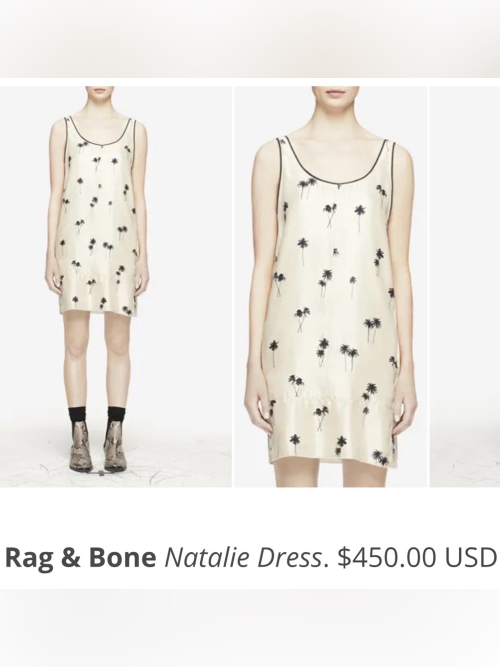 rag & bone silk Natalie dress, Size 6